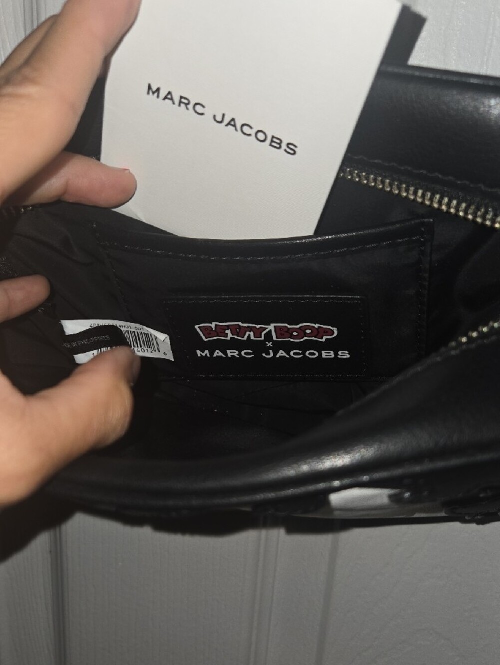 Marc Jacobs Black Strap with Red Trim and White Logo - Picture 10 of 15